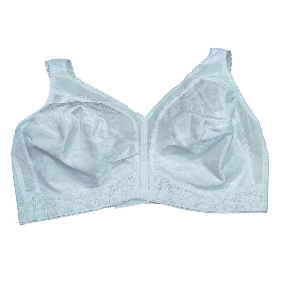 Playtex 18 Hour Ultimate Shoulder Comfort White Bra 44D Style 4693